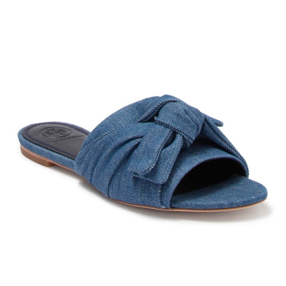 NEW Tory Burch Annabelle Bow Slide Sandal